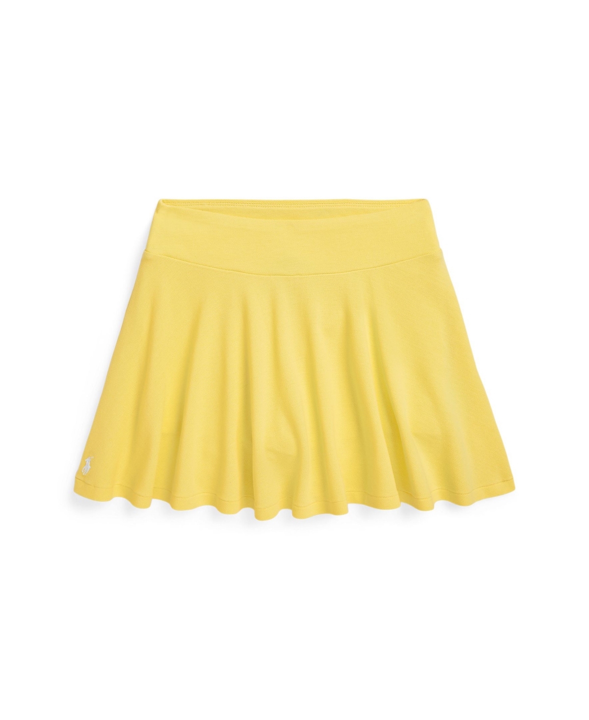 Polo Ralph Lauren Toddler And Little Girls Stretch Mesh Skort In Resort Gold,white
