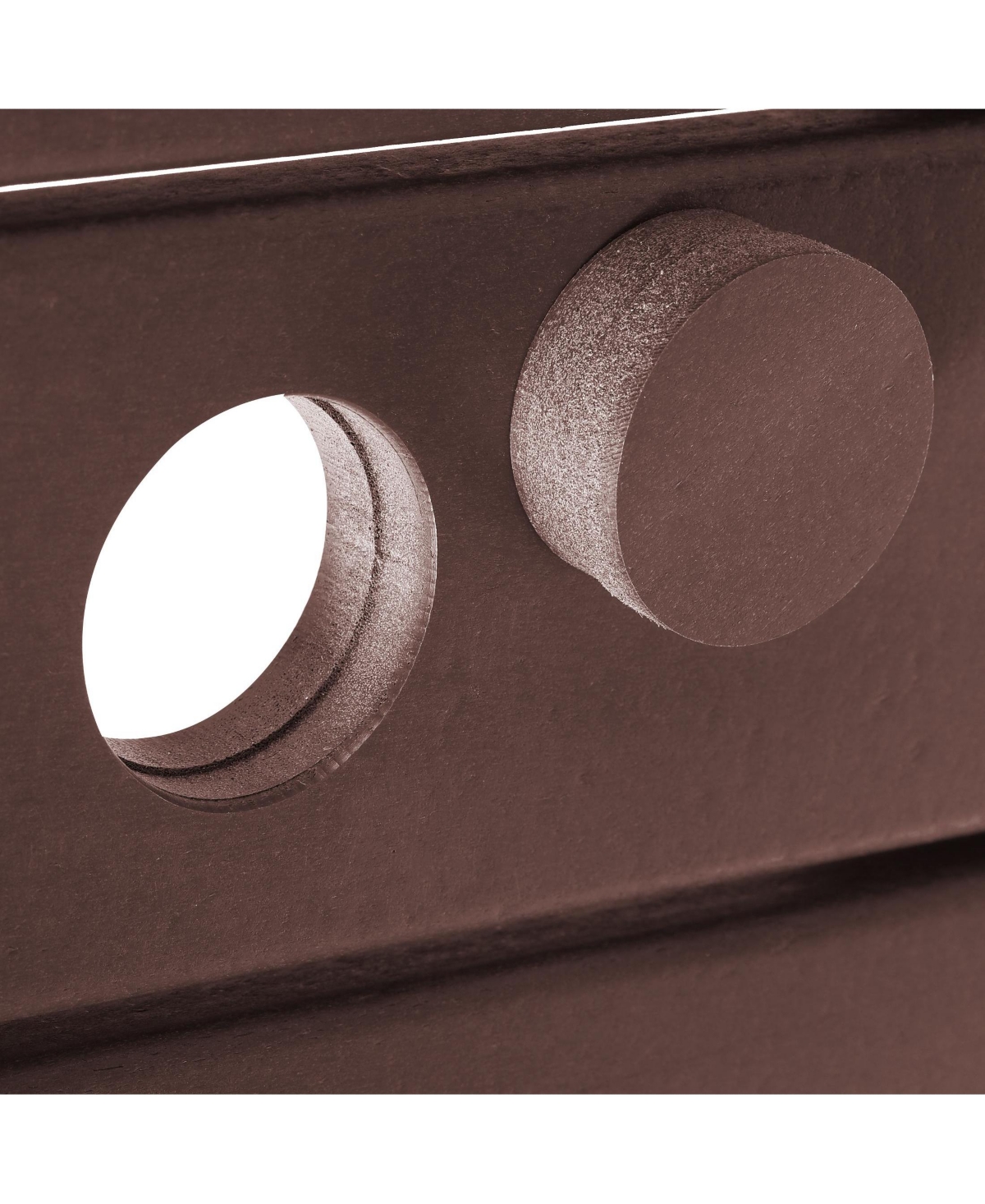 6-Piece Hdpe Rectangular Patio Dining Table Set with Foldable Chairs and Bench