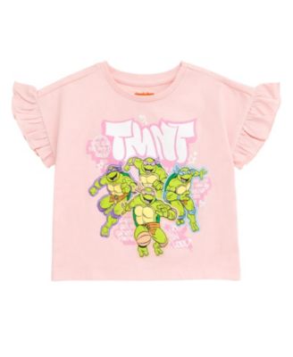 Toddler Girls T-Shirt and Chambray Shorts Outfit Set