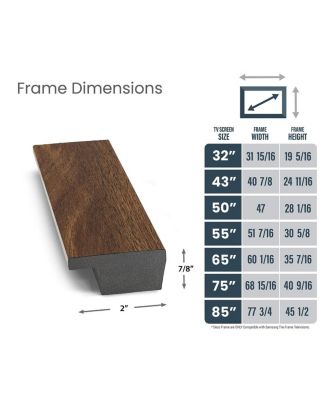 65" Slim Frame for Samsung The Frame TV 2021-2026