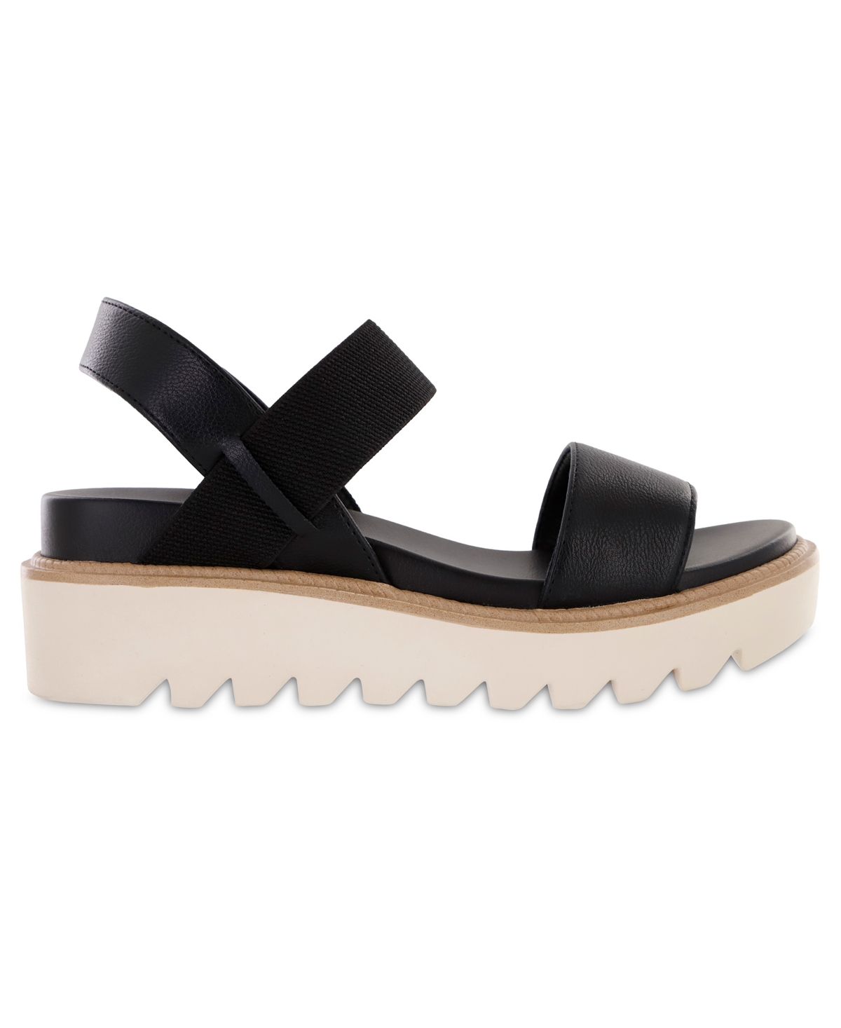 Mia Jony Ankle Strap Platform Sandal In Black