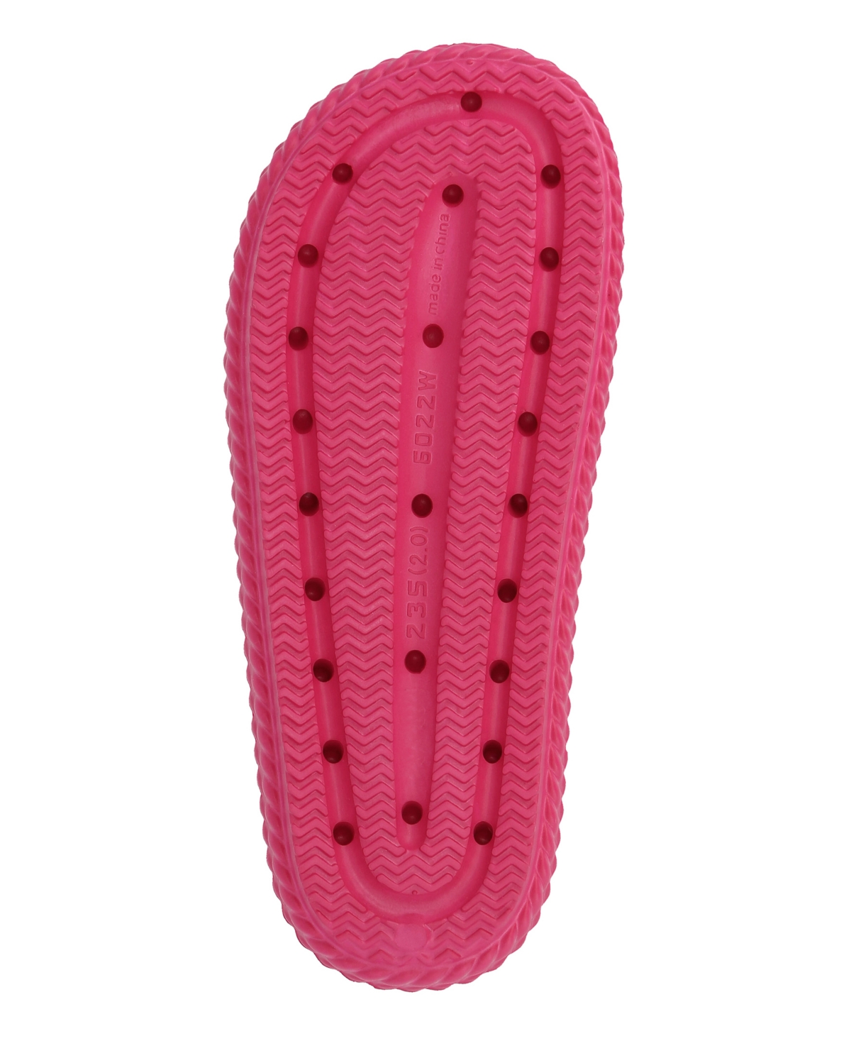 Mia Luvly Slide Sandal In Hot Pink