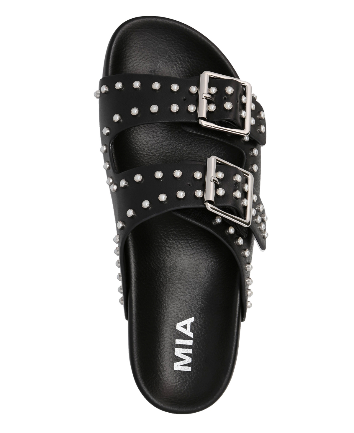 Mia Brooklyn Slide Sandal In Black