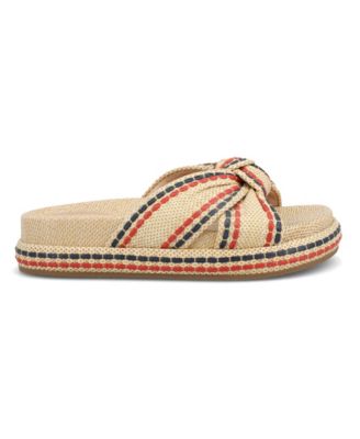 Women's Giade Raffia Slip-On Sandals