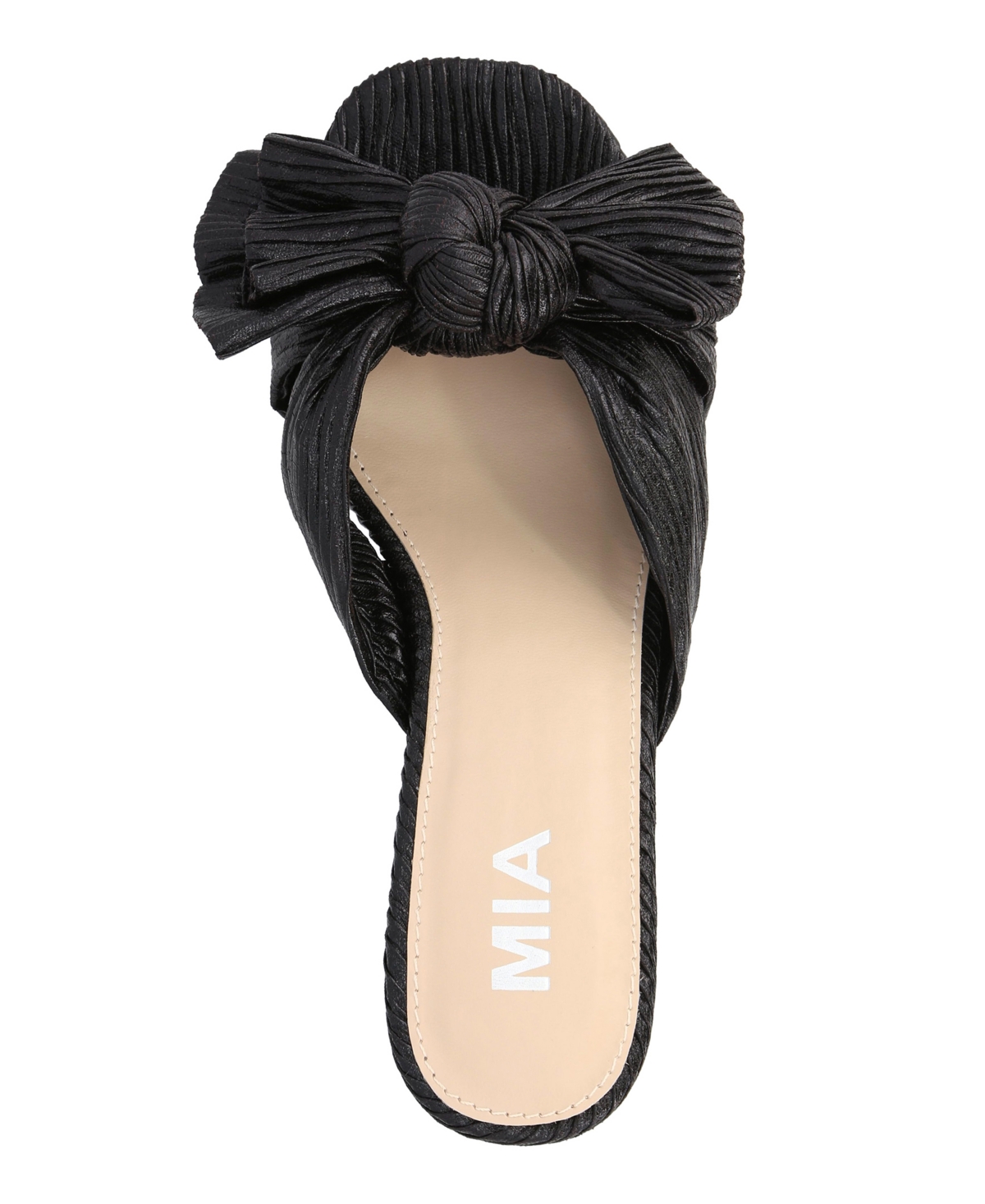 Mia Mechelle Slide Sandal In Black
