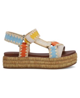 Women's Malti Flatform Round Toe Sandals