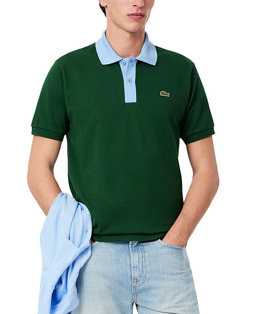alfani Lacoste Men's Classic Fit Petit Pique Short Sleeve Polo Shirt Men's Fashion & Accessories