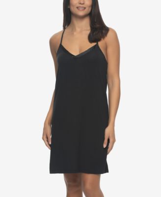 Women's Elysees Sleeveless Satin V-Neck Chemise