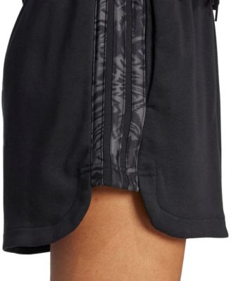 adidas Women's French Terry Printed 3-Stripes Shorts - Macy's