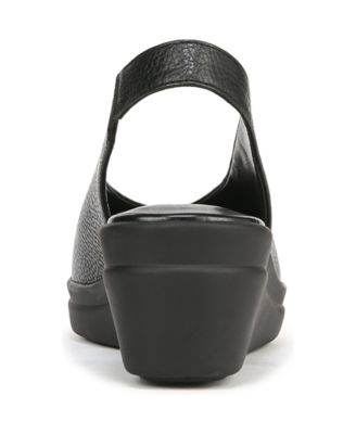 Women's Sutton Slingback Leather Wedges