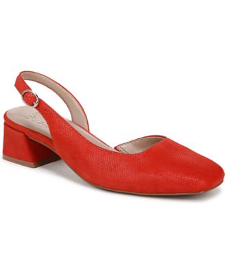 Naturalizer - Women's Jayla Mid-Heel Square Toe Slingback Pumps