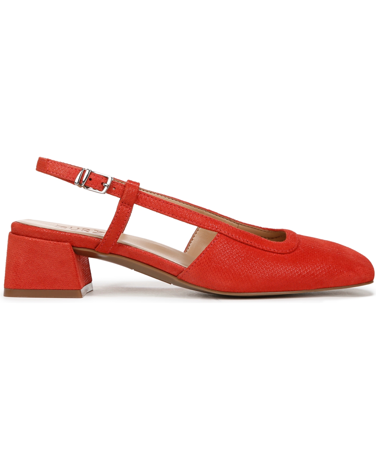 NATURALIZER WOMEN'S HARPER BLOCK HEEL SQUARE TOE SLINGBACK PUMPS 
