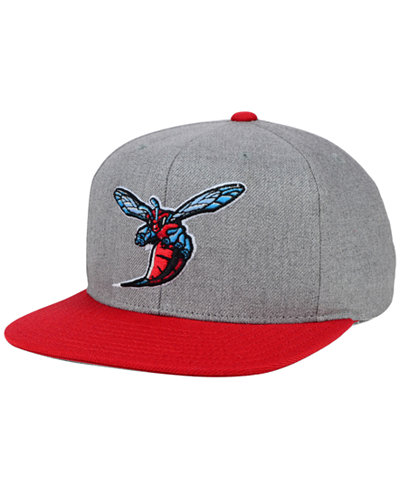 adidas Delaware State Hornets Stacked Box Snapback Cap