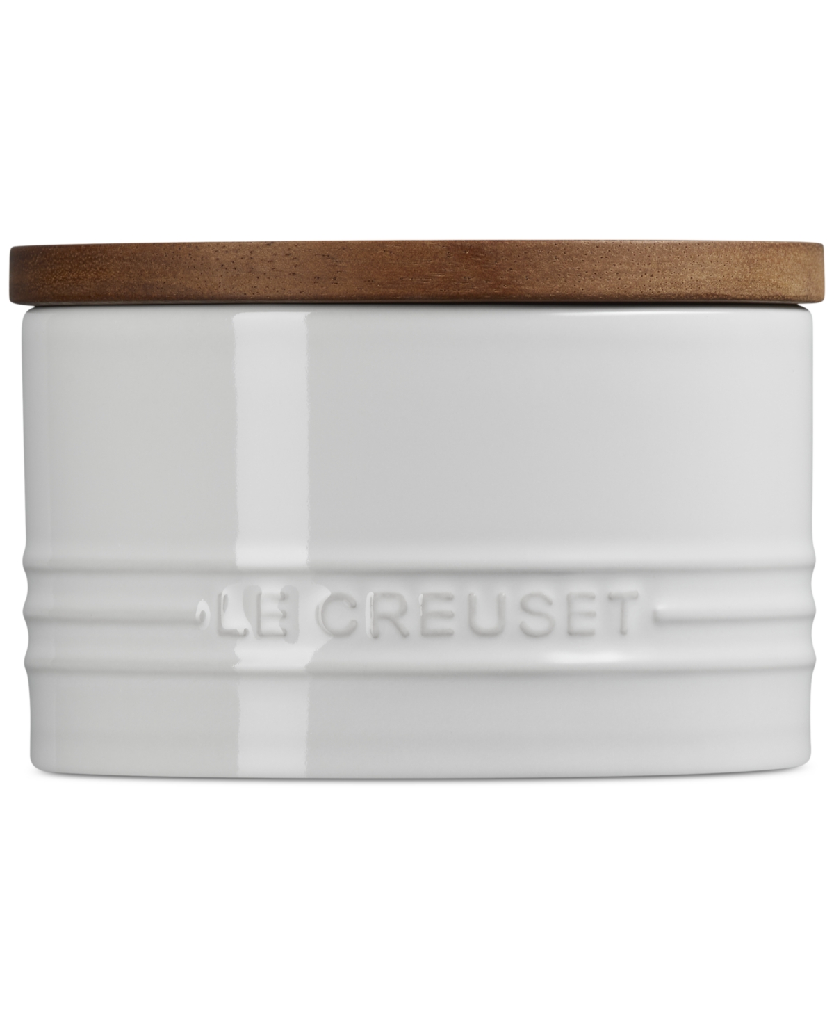 Le Creuset Signature Stoneware 16-ounce Storage Canister In White