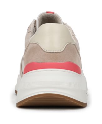 Women's Blossom Round Toe Lace Up Wedge Sneakers