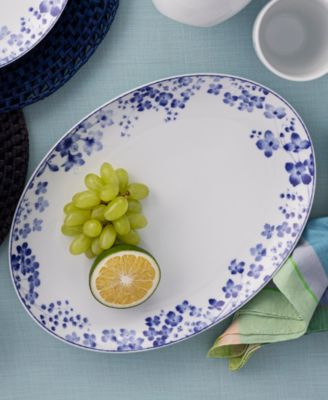Bloomington Road Oval Platter, 14"