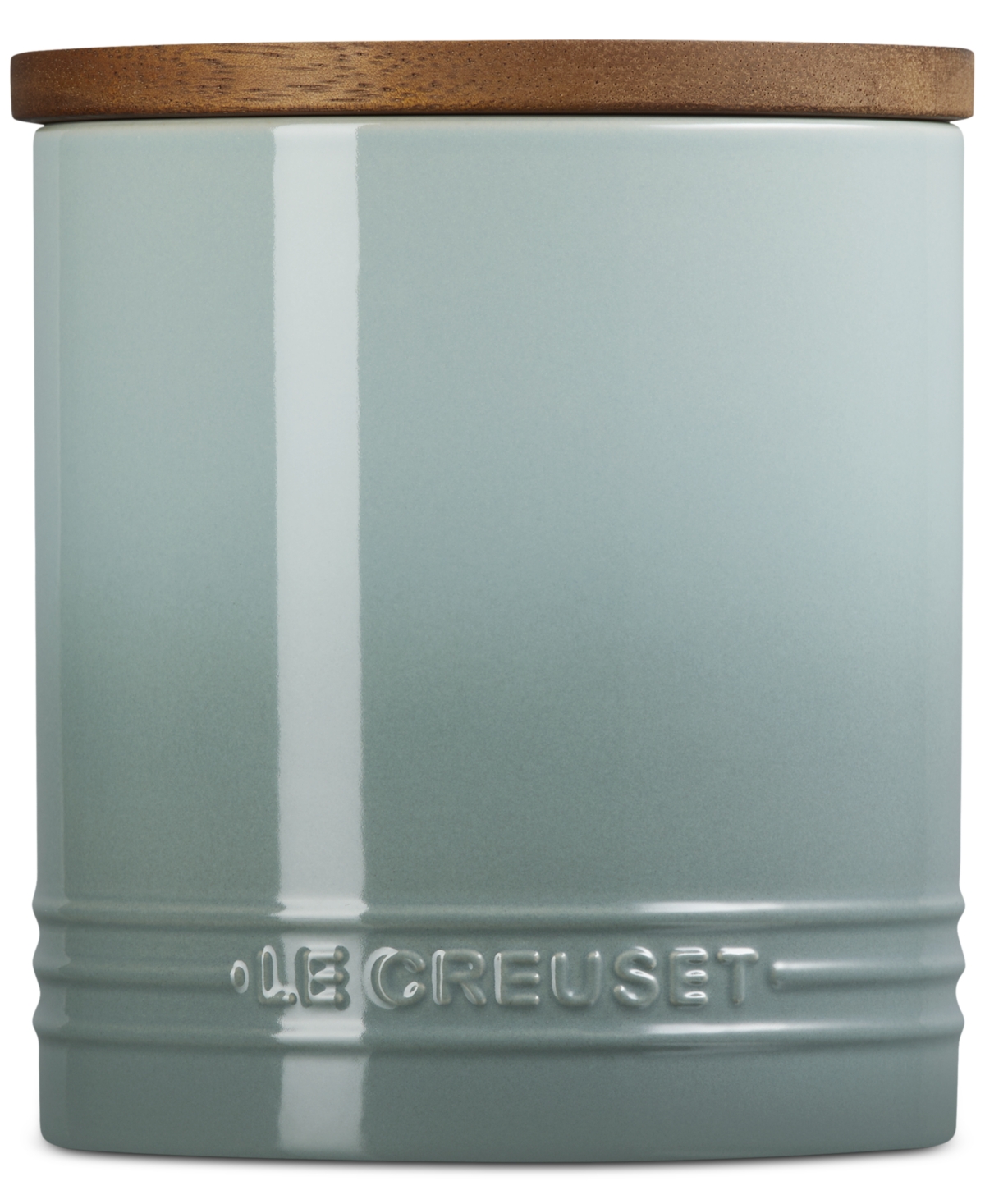 Le Creuset Signature Stoneware 1.2-quart Storage Canister In Sea Salt