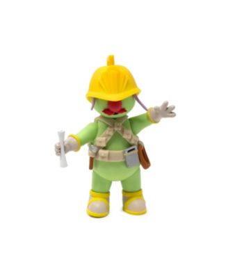 Boss Fight Studio Flange Doozer, Collectible Action Figure – Highly Articulated Figurine with Accessories Including Removable Hard Hat, Harness, Construction Tools, Walkie Talkie – 1:12