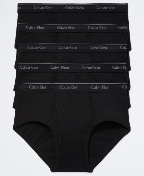 Трусы-брифы Classics для мужчин, хлопок, 5 шт. — Calvin Klein