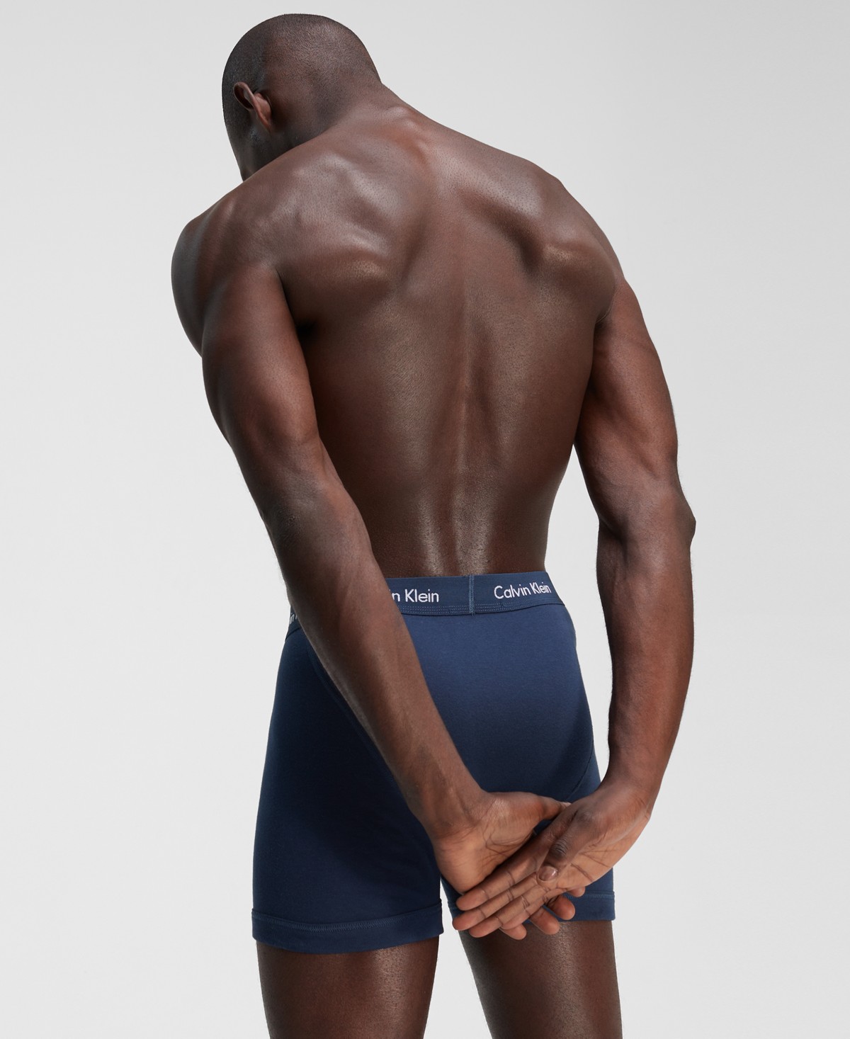 Мужские Calvin Klein Men's Cotton Classic Boxer Briefs Underwear, 5-Pack — фото 4