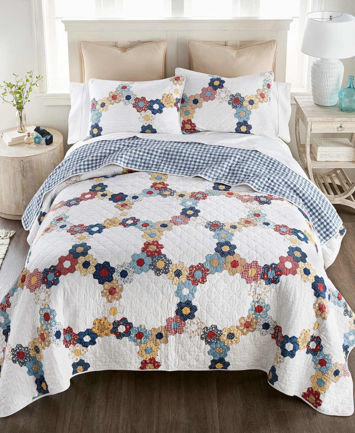 Donna Sharp Prairie Traditional 3-pc. Quilt Set, King In Multi