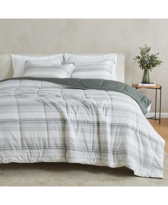 Reversible Down Alternative Printed Comforter Set