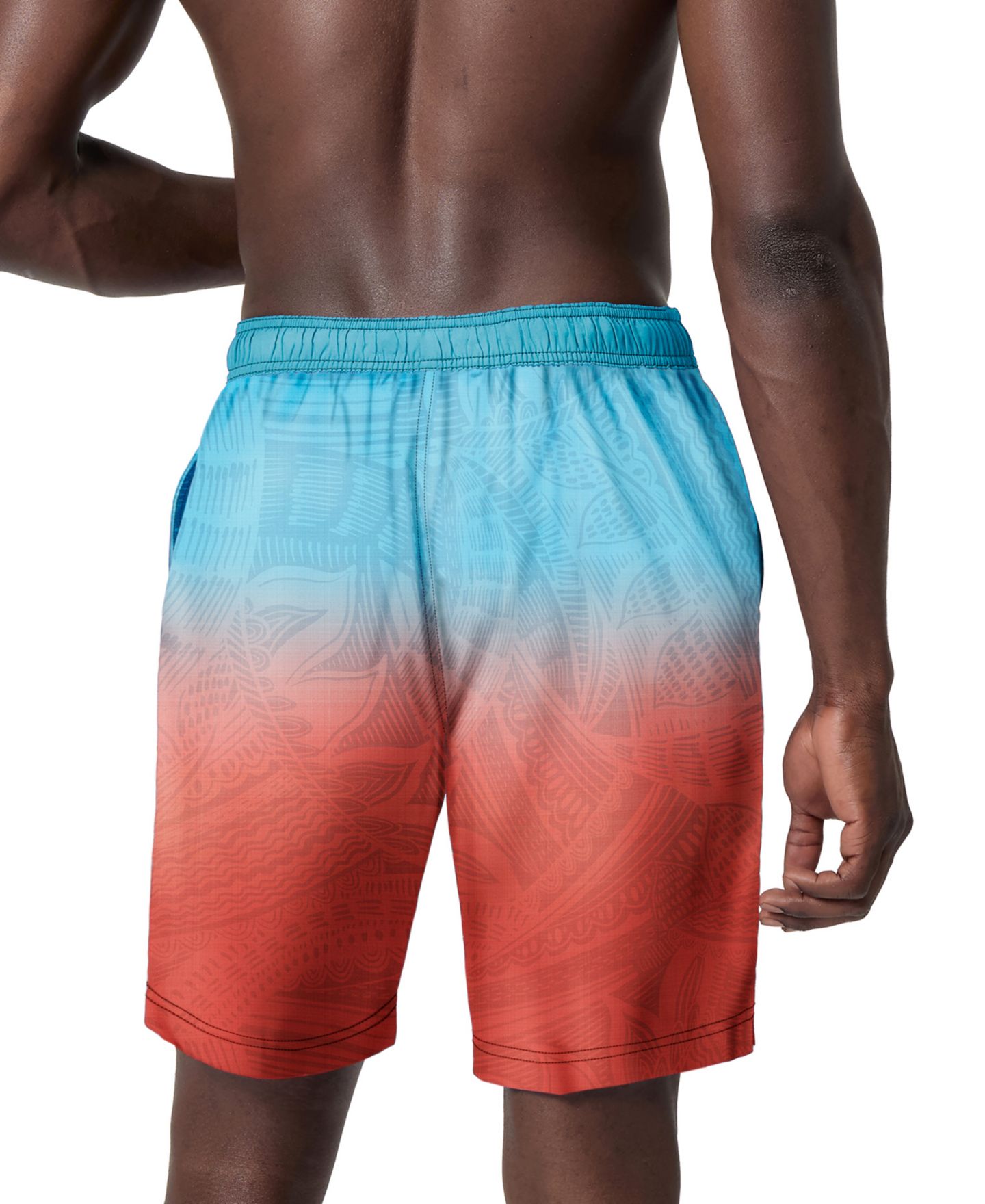 Пляжные шорты Drawstring для мужчин — Speedo, цвет: Красный — фото 4