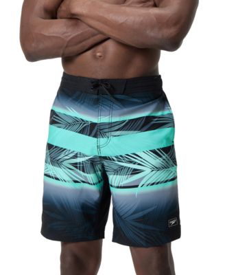 Men's Bondi Basin Palm Print Drawstring 9" Boardshorts