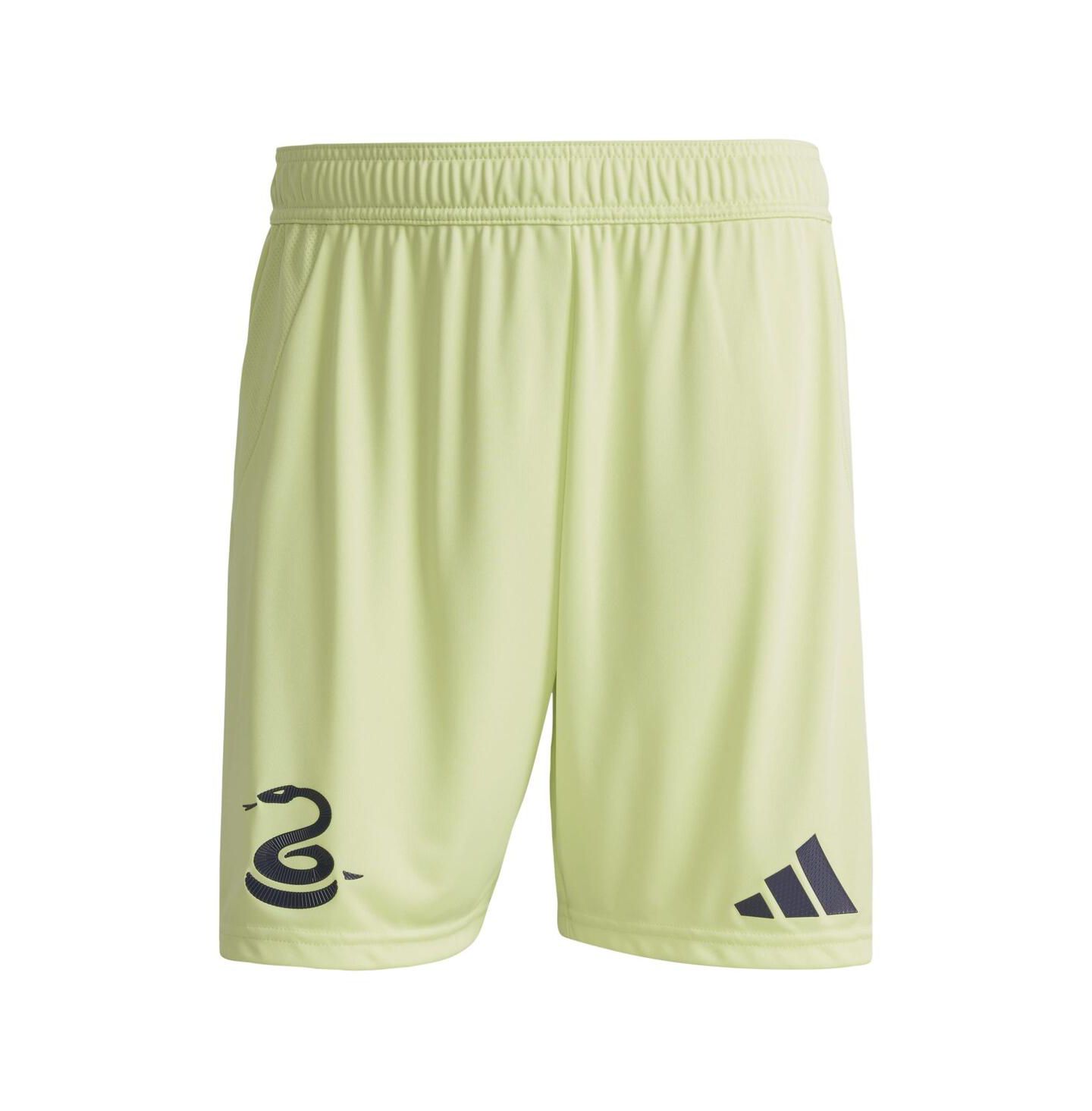 Мужские шорты adidas Yellow Philadelphia Union Away 2025 The Voltage Kit Authentic — фото 1