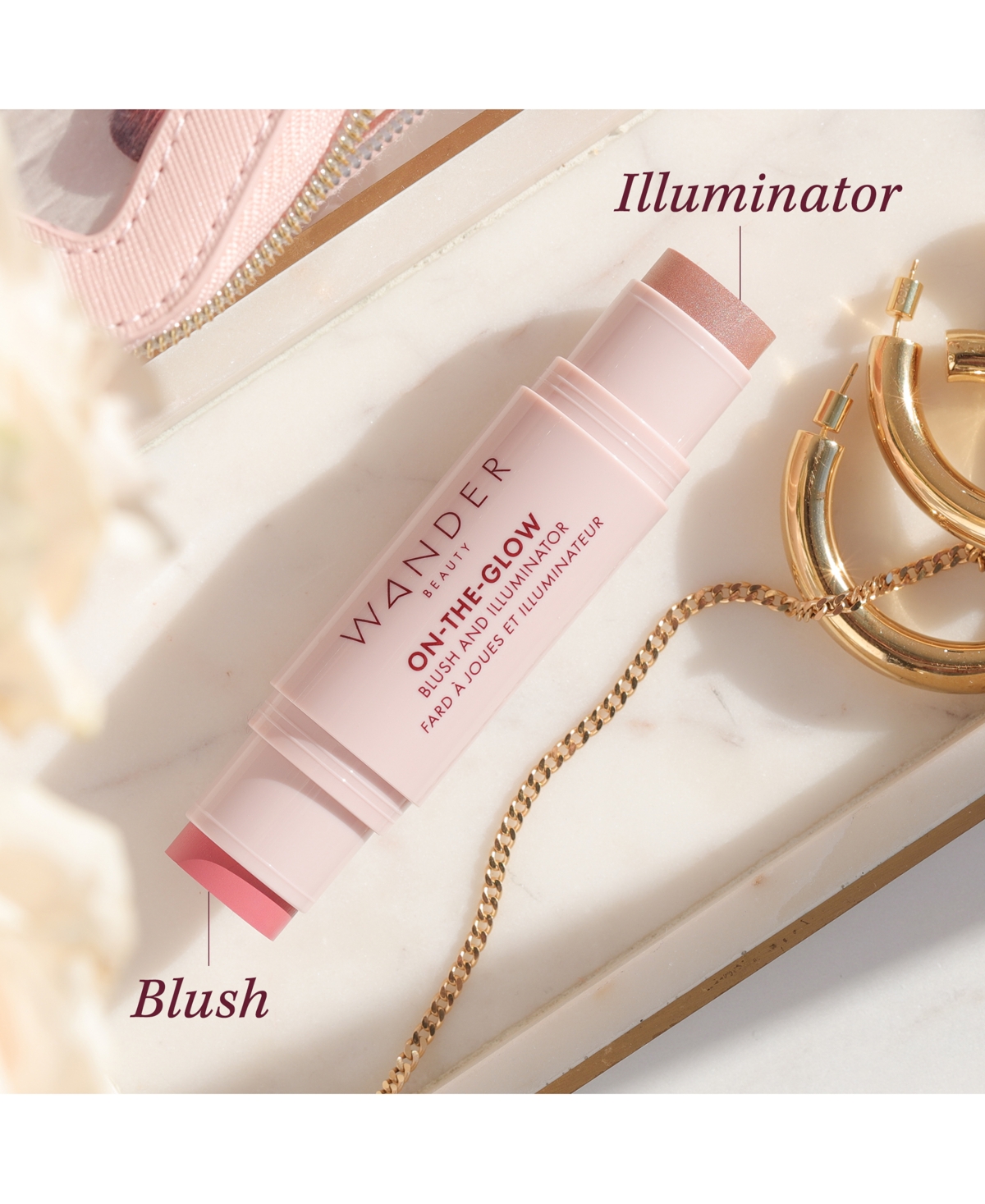 WANDER BEAUTY ON-THE-GLOW BLUSH & ILLUMINATOR 