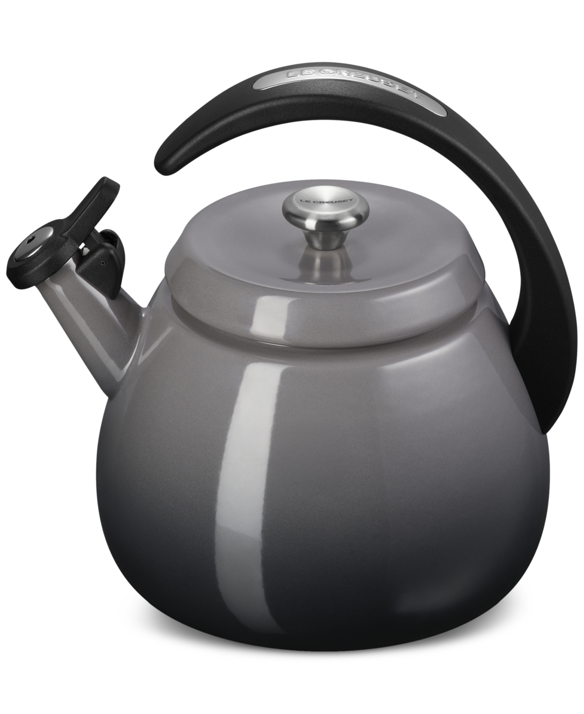 Le Creuset Enamel On Steel 2.2 Qt. Cloche Tea Kettle In Oyster