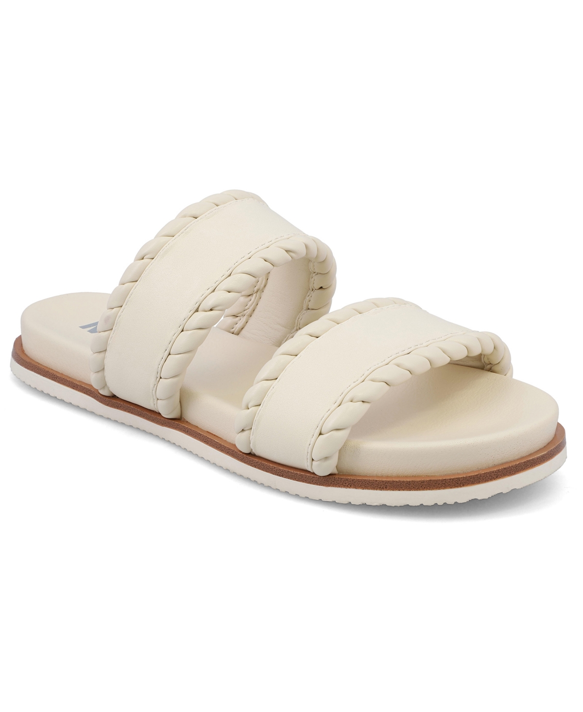 Women's Vada Slide Round Toe Sandals - Taupe