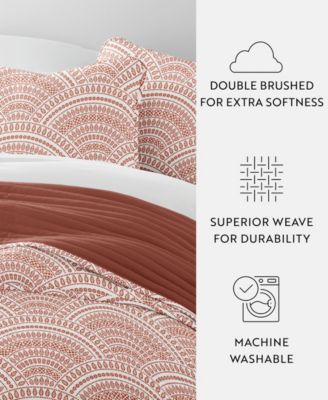 Scallop Reversible 3-Pc. Lightweight Quilt Set, King/California King