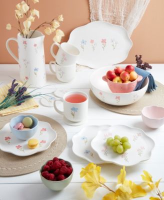 Haven Floral Dinnerware Collection In Green