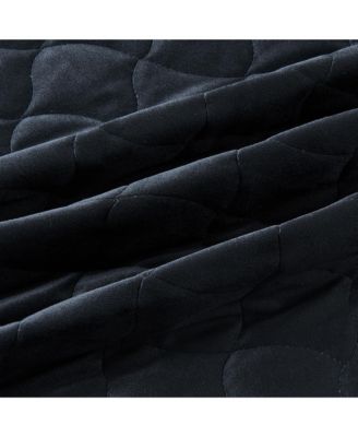 Velvet Dual-Sided Box-Stitched Quilt Set