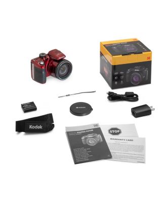 PIXPRO AZ425 Astro Zoom 20MP Full HD Digital Camera, Red