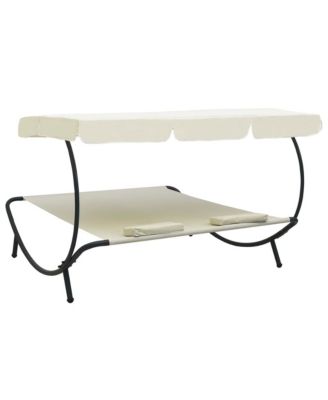 Lounge Bed Blue Oxford fabric Double Seats Many