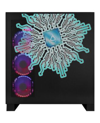 Horus Liquid Cooled Gaming Desktop Computer, Intel Core Ultra 9 285K 3.7GHz, 64GB RAM, 2TB SSD + 6TB HDD, NVIDIA GeForce RTX 5070 Ti 16GB, Windows