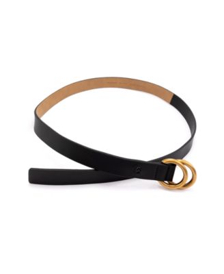 25mm Double Ring Leather Belt
