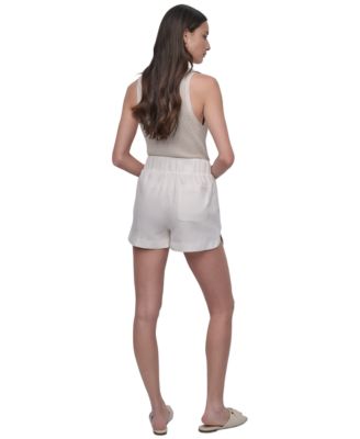 Women's High-Rise Dolphin-Hem Shorts