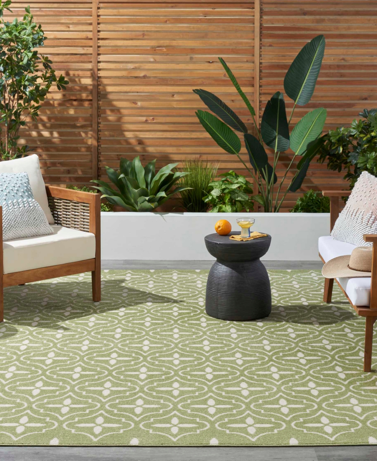 Nourison Home Nourison Essentials NRE04 4'x6' Outdoor Area Rug