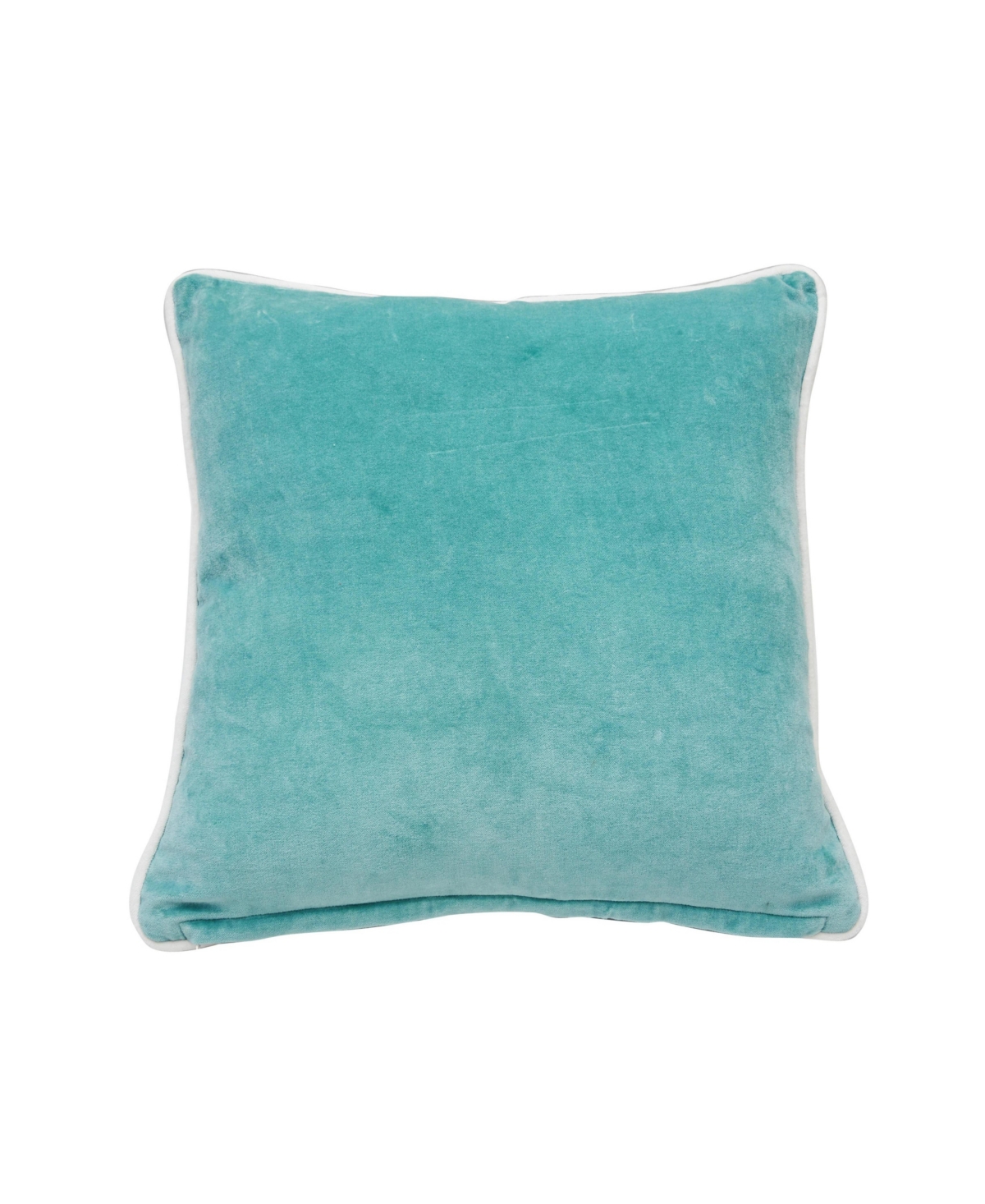 Coral Seaglass Velvet Pillow