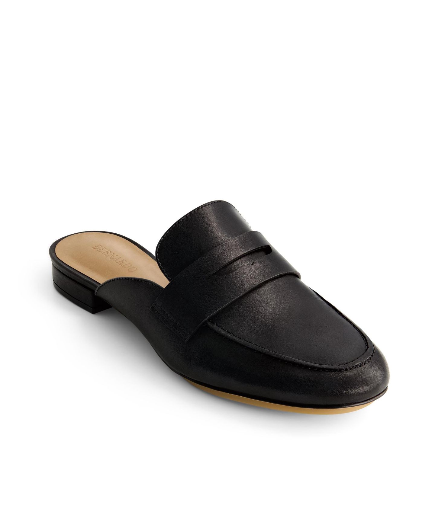 Женские сабо Bernardo Footwear Balda Loafer Mule, цвет: Чёрный — фото 4