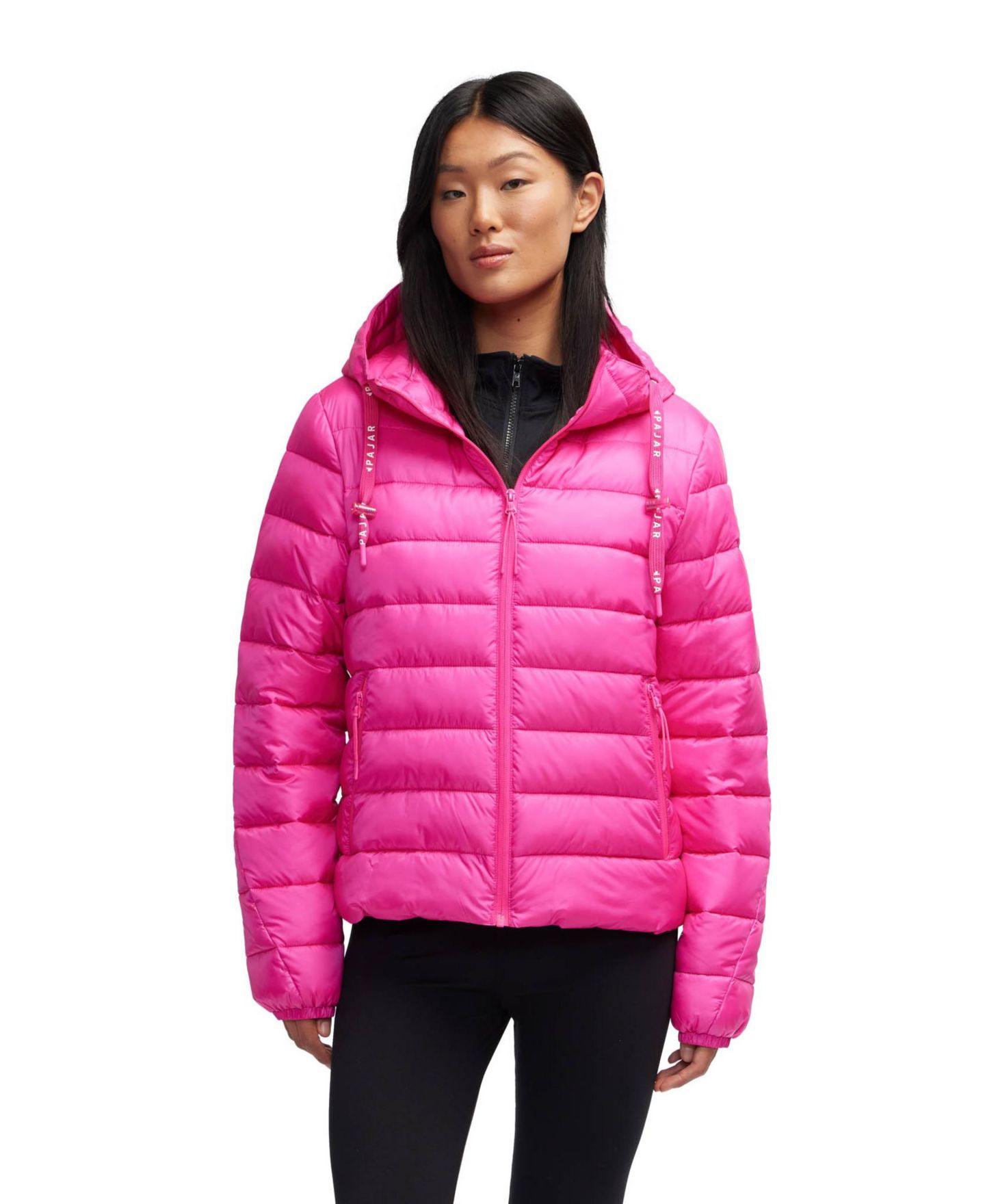 Женская куртка PAJAR Kateri Light Weight Boxy Puffer, цвет: Розовый сияющий — фото 1