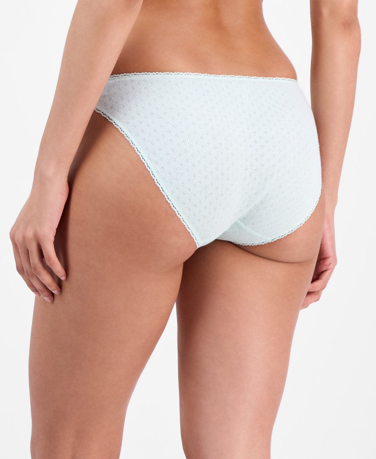 CHARTER CLUB WOMEN'S COTTON POINTELLE BIKINI UNDERWEAR, CREATED FOR MACY'S 