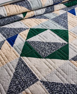 Signature Cotton 3-Pc. Quilt Set, Full/Queen