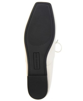 Women's Justice Square Toe Lace Up Flats