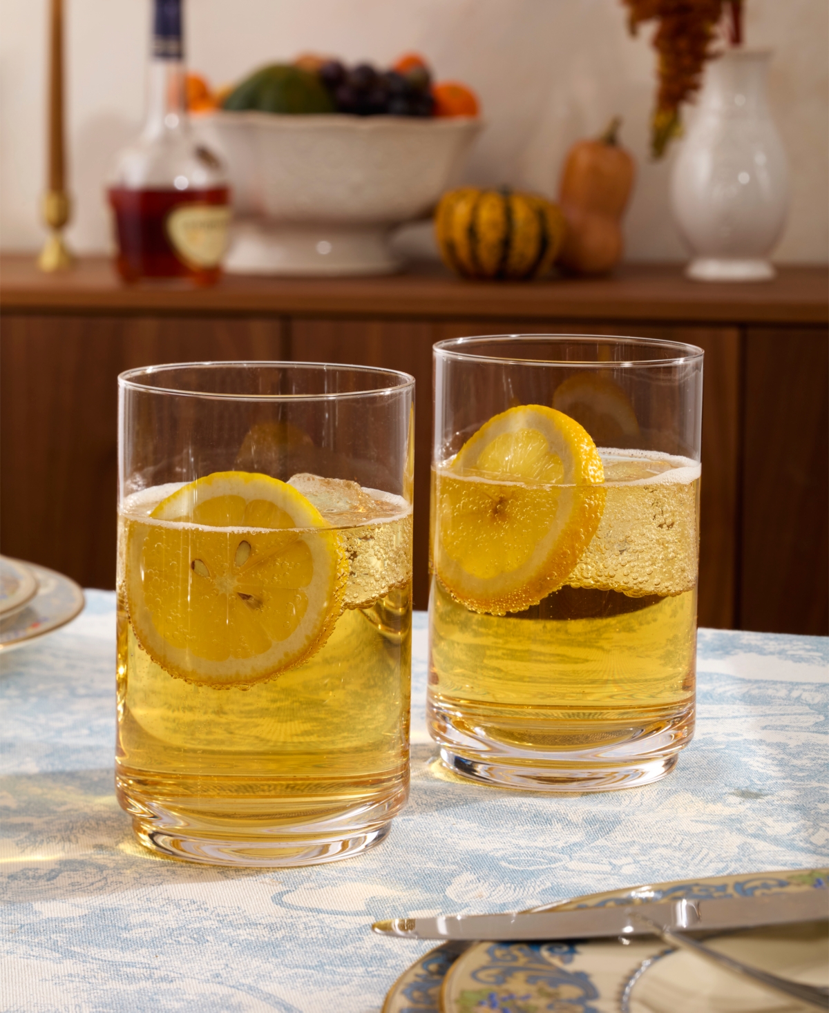 Lenox Tuscany Classics Stackable Cooler Glasses, Set Of 6 In Clear