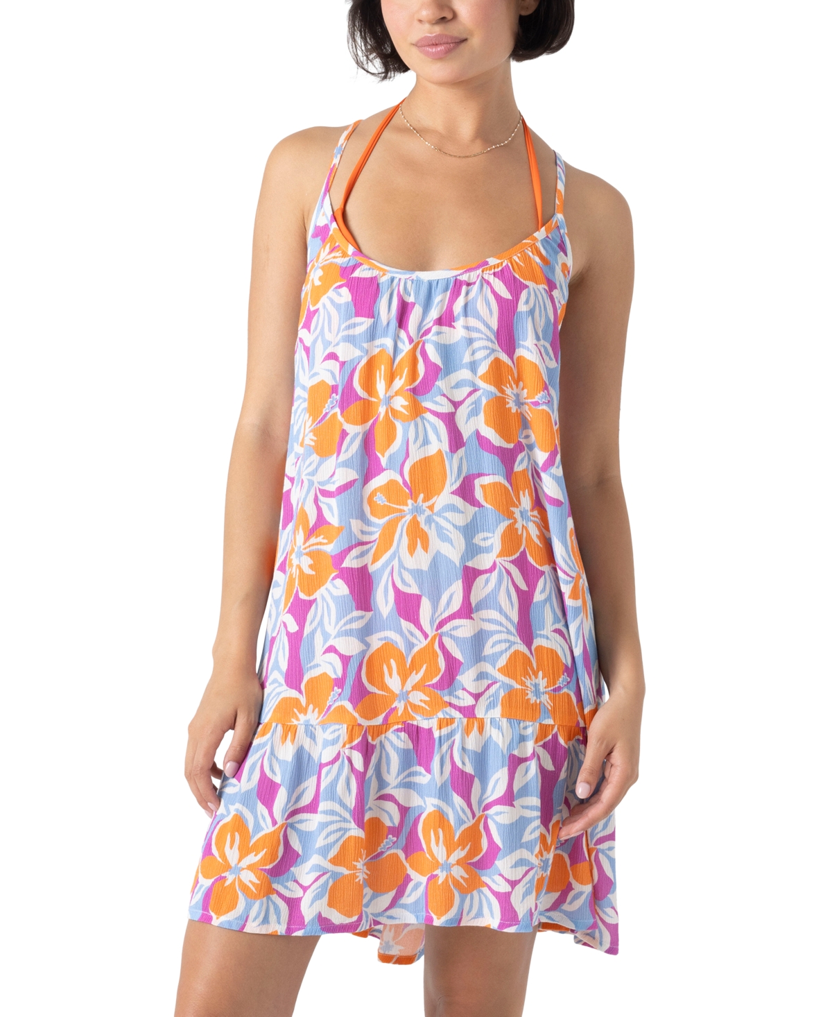 Juniors' Topanga Canyon Summer Fling Cover-Up Dress - Multi