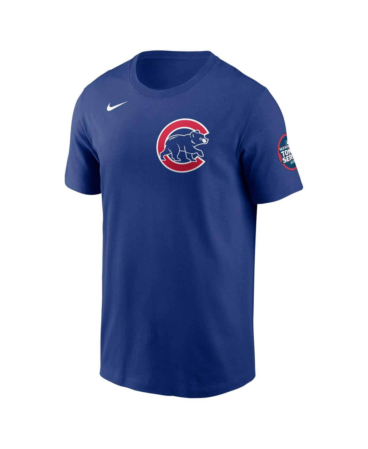 Nike Men's Shota Imanaga Royal Chicago Cubs 2025 Mlb World Tour: Tokyo Series Name Number T-shirt In Blue